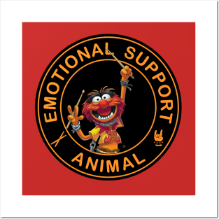 Emotional support animal Posters and Art